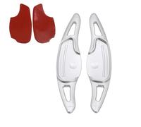 Leva de cambio compatible con Sonata 2024 N Line Tucson HEV 2025, extensión volante, pegatinas DSG, accesorios(Silver)