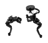 Leva Freno Frizione Kit De Palancas Depósito Cilindro Maestro Freno Y Embrague Motocicleta Universal 7/8" (22 Mm) 2 Manijas Aluminio
