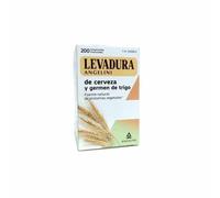 Levadura Cerveza Germen de Trigo Angelini 200 Comprimidos - Fortalece Uñas, Piel y Cabello