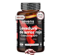 Levadura de Arroz Rojo - 400 Comprimidos Premium - 2,9mg Monacolina K | Con CoenzimaQ10 - Red Yeast Rice - Baja el Colesterol - Alta Concentración - Natural, Sin Gluten ni Lactosa - Hecho en España