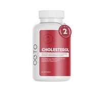 Levadura de Arroz Rojo con Monacolina K, Berberina, Coenzima Q10, Cromo, Vitaminas K2 y D3 - Cápsulas Arroz Rojo - Promueve Niveles Normales de Colesterol LDL - 60 Uds - Cholesterol