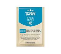 Levadura de cerveza M12 Kveik Ale 10 g para 23 L Fermentación rápida a alta temperatura 20-40 °C Perfil limpio neutro toque cítrico Floculación muy alta Alta atenuación