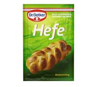 Levadura Dr. Oetker, paquete de 10 unidades (10 x 4 x 7 g) - una masa de levadura suelta se crea a partir de levadura seca Dr. Oetker, que afloja la masa hasta 500 g de harina de trigo y, por lo tanto