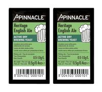 Levadura Heritage English Ale 11.5g - Pack 2 unidades (2x11.5g) | Sabor robusto y equilibrado - Produce cervezas con cuerpo, ligeros toques afrutados y ésteres, con un final limpio y dulce
