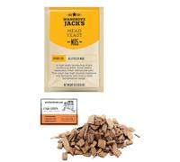 Levadura M05 para Hidromiel 11g + 20g Virutas de Roble - Fermentación de 23L de Hidromiel Casera - Set Premium Mangrove Jack’s