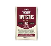 Levadura para Cerveza Artesanal French Saison M29 2x 10 g (pack de 2 sobres) para 21 L Alta atenuación perfil especiado frutal y pimienta ideal Saison y Farmhouse Ale