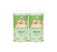 Levadura Seca Activa 100% Italiana para Pizza y Pan - Pack de 2 Latas de 100g (200g Total), Fermentación Prolongada - Sin Gluten - Alta Actividad para Repostería - NEXU
