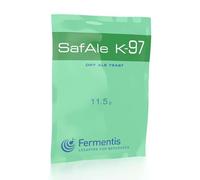 Levadura seca Ale alemana K-97 11,5 g para cerveza artesanal y casera fermentación alta perfil limpio espuma estable para 20-30 L