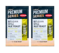 Levadura seca Ale estilo belga Abbaye para cerveza artesanal Pack 2x11 g alta atenuación para Dubbel Tripel Quadrupel