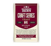 Levadura seca Belgian Ale M41 (pack de 2 unidades) para cerveza artesanal 10 g alta atenuación perfil belga especiado para 23 L homebrewing