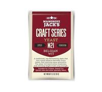 Levadura seca Belgian Wit M21 para cerveza artesanal Ale 10 g hasta 23 L perfil afrutado y especiado para Witbier y trigo belga - Pack de 2 unidades