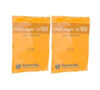 Levadura seca lager para cerveza Safbrew S-189 11,5 g Pack 2 sobres Fermentación limpia y perfil neutro para Pilsner Helles Märzen Bock