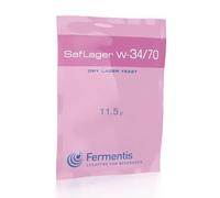 Levadura seca lager Saflager W-34/70 11,5 g Pack 5 sobres para cerveza casera fermentación limpia y fiable