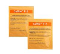 Levadura seca para carbonatación SafAle F-2 25 g Pack 2 unidades 2x25 g para refermentación en botella y barril keg burbuja fina y espuma estable