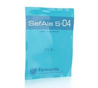 Levadura seca para cerveza Ale inglesa S-04 11,5 g alta floculación fermentación rápida ideal Ales británicas 14-23 L , pack de 2 unidades