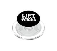 Levanta Cosas Pesadas Bold Fuerza Entrenamiento Motivación PopSockets PopGrip para MagSafe
