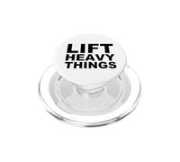 Levanta Cosas Pesadas Bold Fuerza Entrenamiento Motivación PopSockets PopGrip para MagSafe