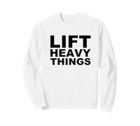 Levanta Cosas Pesadas Bold Fuerza Entrenamiento Motivación Sudadera