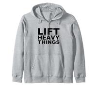 Levanta Cosas Pesadas Bold Fuerza Entrenamiento Motivación Sudadera con Capucha