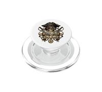 Levanta el Infierno y zarpa Pirate Skull Nautical Adventure PopSockets PopGrip para MagSafe