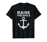 Levanta Las Velas Anchor Sea Punk Camiseta