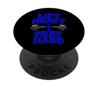 Levanta Pesado Orar Duro Gimnasio Entrenamiento Relig PopSockets PopGrip Adhesivo