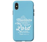 Levantad mis ojos ¿De dónde viene mi ayuda del Señor Salmo 121 Carcasa para iPhone X/XS