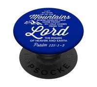 Levantad mis ojos ¿De dónde viene mi ayuda del Señor Salmo 121 PopSockets PopGrip Adhesivo