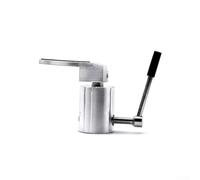 Levantador de brazo de metal para analógico para tocadiscos LP para minimizar el arrastre del lápiz capacitivo y preservar las ranuras de vinilo (plateado)