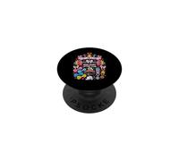 Levantador de Gimnasio Iron Heart Lifting Club para Mujer Fuerte PopSockets PopGrip Adhesivo
