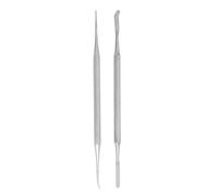 Levantador de Limas para Uñas Encarnadas, Limpiador de Uñas de Doble Punta de Acero Inoxidable, Herramienta de Pedicura para un Cuidado Eficaz de las Uñas de los Pies