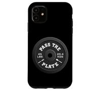 Levantador de pesas Pass The Plate Gimnasio Entrenamiento Pesado Levantamiento Carcasa para iPhone 11