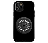 Levantador de pesas Pass The Plate Gimnasio Entrenamiento Pesado Levantamiento Carcasa para iPhone 11 Pro