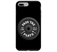 Levantador de pesas Pass The Plate Gimnasio Entrenamiento Pesado Levantamiento Carcasa para iPhone 7 Plus/8 Plus