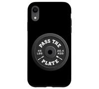 Levantador de pesas Pass The Plate Gimnasio Entrenamiento Pesado Levantamiento Carcasa para iPhone XR