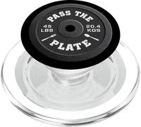 Levantador de pesas Pass The Plate Gimnasio Entrenamiento Pesado Levantamiento PopSockets PopGrip para MagSafe