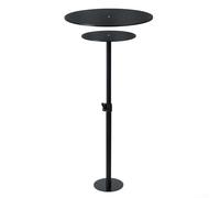 Levantador de plantas ajustable de altura múltiple con paneles acrílicos para macetas en forma de cono de interior y exterior, apoya el crecimiento y la estabilidad de las plantas (elevación corta de