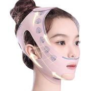 Levantador de rostro, vendaje elástico transpirable y reafirmante facial, eliminador de barbilla doble, para mujeres, hombres, adultos, cuello, interior, hogar, viajes, diario, dormir, noche, mañana