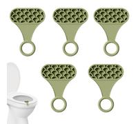 Levantador de tapa de inodoro, asa de asiento de inodoro para levantar | Abridor de inodoro Tapa de inodoro Levante elevador de asiento de inodoro | Levantador de cubierta de inodoro autoadhesivo, asa