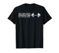 Levantamiento de Pesas como un Deporte Solo Gimnasio más Duro Papá Fuerza Camiseta