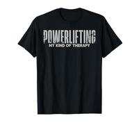 Levantamiento de pesas Mi tipo de terapia Powerlifter Fitness Entrenamiento Camiseta