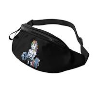 Levantamiento de Pesas Unicorn Rainbow Hair Muscle Fanny Pack Sport Casual Riñonera para Mujeres Hombres de Moda