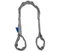 Levantamiento Redondo Sling Heavy Double Doble Hebilla Flexible Flexible PES Corras de Bucle Suministros de grúa Amplia 85 mm para Barcos Puertos de maquinaria Transporte (4m (13.12 pies))