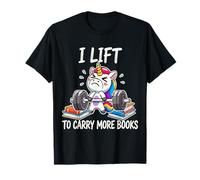 Levantando para sostener más Libros Ejercicio de Lectura de Camiseta