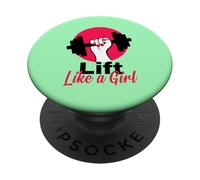 Levantar como una Chica para la Chica del Gimnasio PopSockets PopGrip Adhesivo