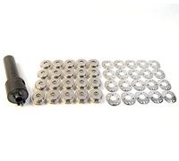 Levantar el Dot Socket y placa de respaldo cierre, 20 piezas) W/perforadora de mano