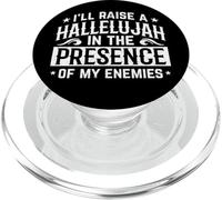 Levantaré un Aleluya en Presencia de mis Enemigos PopSockets PopGrip para MagSafe