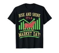Levántate Brilla Día Mercado Alcista Trading Camiseta