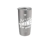 Levántate brilla para tu luz ha venido Isaías 60:1 Vaso térmico de acero inoxidable de doble pared