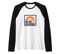 Levántate y Brilla Camiseta Manga Raglan